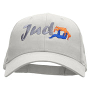 Judo Action Embroidered Low Profile Cap