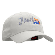 Judo Action Embroidered Low Profile Cap