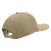 Offline Game Embroidered Solid Cotton Twill Pro Style Cap - Khaki OSFM