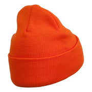 Halloween Evil Jack o Lantern Embroidered Long Beanie