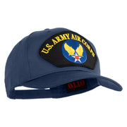 U.S. Army Air Corps Patched Solid Cotton Twill Pro Style Cap - Navy OSFM