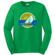 Sailing Sunset Graphic Men's Ultra Cotton Long Sleeve T-Shirt