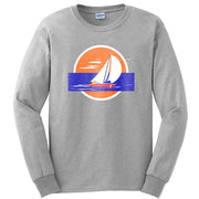 Sailing Sunset Graphic Men's Ultra Cotton Long Sleeve T-Shirt