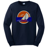 Sailing Sunset Graphic Men's Ultra Cotton Long Sleeve T-Shirt