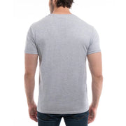 Cycling Club Embroidered Cotton Perfection Crew T-Shirt - Heather-Grey XS