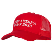 Keep America Great 2020 Letters Embroidered Solid Cotton Mesh Pro Cap