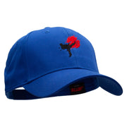 Karate Traning Embroidered Low Profile Cap