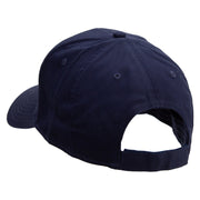 Bowling with Ball Logo Embroidered Low Profile Cap - Navy OSFM