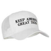 Keep America Great 2020 Letters Embroidered Solid Cotton Mesh Pro Cap