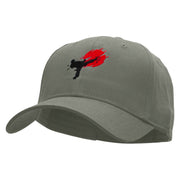 Karate Traning Embroidered Low Profile Cap