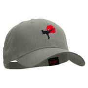 Karate Traning Embroidered Low Profile Cap