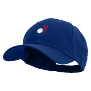 Bowling with Ball Logo Embroidered Low Profile Cap - Royal OSFM