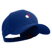 Bowling with Ball Logo Embroidered Low Profile Cap - Royal OSFM