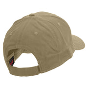 Bowling with Ball Logo Embroidered Low Profile Cap - Khaki OSFM