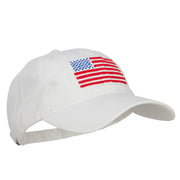 Line USA Flag Embroidered Washed Cap