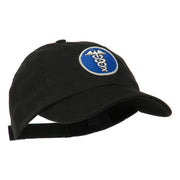 Caduceus Medicine Symbol Embroidered Cap