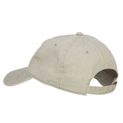 Elephant USA Flag Embroidered Washed Buckle Cap