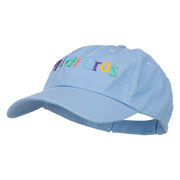 Mardi Gras Letters Embroidered Cotton Cap