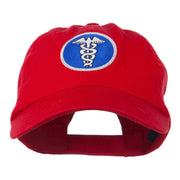 Caduceus Medicine Symbol Embroidered Cap