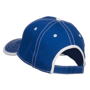 Baseball Embroidered Cotton Structured Cap