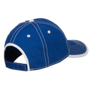 Baseball Embroidered Cotton Structured Cap