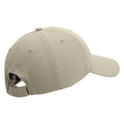 Chunky Embroidered Low Profile Washed Cap - Stone OSFM