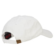 Elephant USA Flag Embroidered Washed Buckle Cap