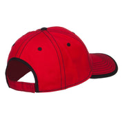 Baseball Embroidered Cotton Structured Cap