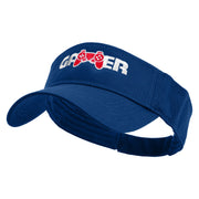 Joystick Gamer Embroidered Cotton Twill Sun Visor - Royal OSFM