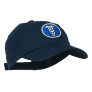 Caduceus Medicine Symbol Embroidered Cap