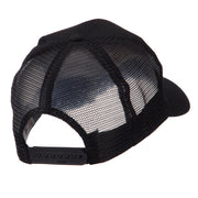 Europe Flag Letter Patched Mesh Cap