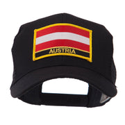 Europe Flag Letter Patched Mesh Cap