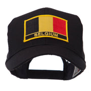 Europe Flag Letter Patched Mesh Cap