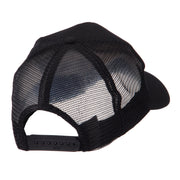 Europe Flag Letter Patched Mesh Cap