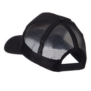 Europe Flag Letter Patched Mesh Cap