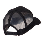 Europe Flag Letter Patched Mesh Cap