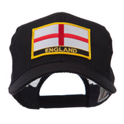 Europe Flag Letter Patched Mesh Cap