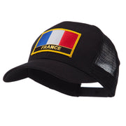 Europe Flag Letter Patched Mesh Cap