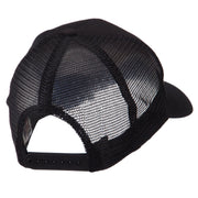 Europe Flag Letter Patched Mesh Cap