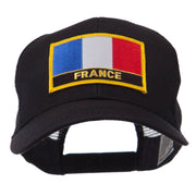 Europe Flag Letter Patched Mesh Cap