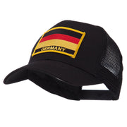 Europe Flag Letter Patched Mesh Cap