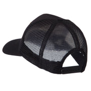 Europe Flag Letter Patched Mesh Cap