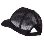 Europe Flag Letter Patched Mesh Cap