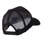 Europe Flag Letter Patched Mesh Cap