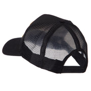 Europe Flag Letter Patched Mesh Cap