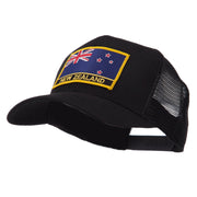 Europe Flag Letter Patched Mesh Cap