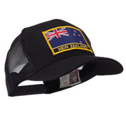 Europe Flag Letter Patched Mesh Cap