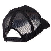 Europe Flag Letter Patched Mesh Cap