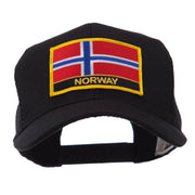 Europe Flag Letter Patched Mesh Cap