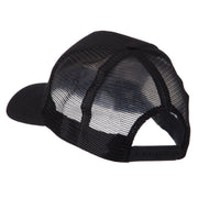 Europe Flag Letter Patched Mesh Cap